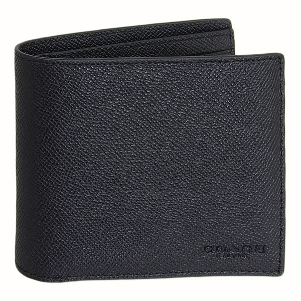 コニタン　coachコーチタビー高級スムースレザー二つ折り財布 楽天市場】コーチ 財布 メンズ 二つ折り財布 アウトレット レザー