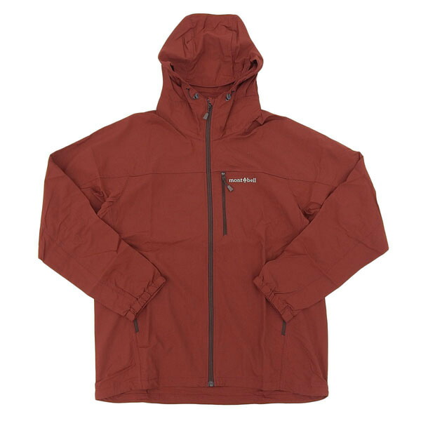 モンベル 衣類 メンズ パーカジャケット S ナイロン ワインレッド O.D.Hooded Jacket Men's RS1103320WRD mont-bell|リヴェラール店