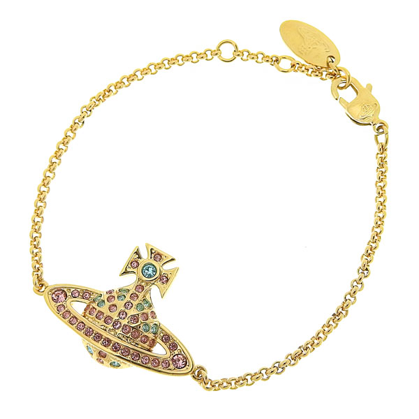 ヴィヴィアンウエストウッド アクセサリー レディース ブレスレット アウトレット ゴールド JACK BAS RELIEF BRAC 6102021202R517 VIVIENNE WESTWOOD