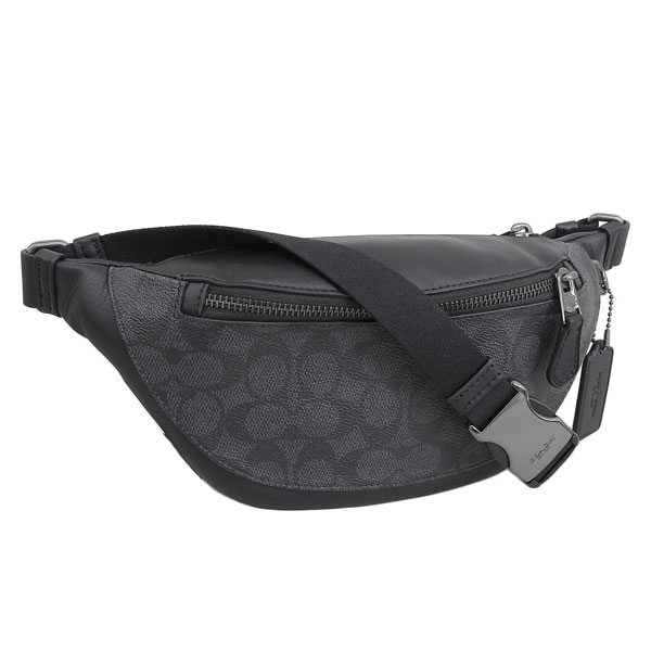 COACH ボディバッグ F2347-C3763 ブラック/グレー 楽天市場】COACH クロスグレインレザー ミニローアン クロス