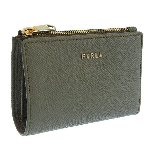 フルラ 財布 レディース 二つ折り財布 アウトレット レザー カーキグレー CLASSIC S BI-FOLD W ZIP VITELLO ANDROMEDA PCK5CL0BX03062810S FURLA