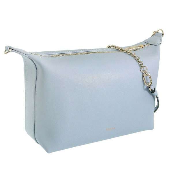 フルラ カプリッチョ サッチェルs ブルー 極美品 FURLA フルラ