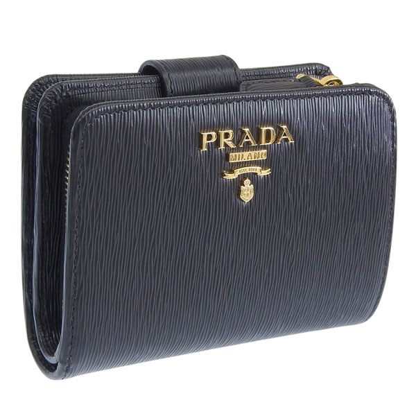 国内発送 PRADA プラダ 折りたたみ財布 1ML018 国内即発!【アウトレット】PRADA折り財布*サフィアーノ*1ML018