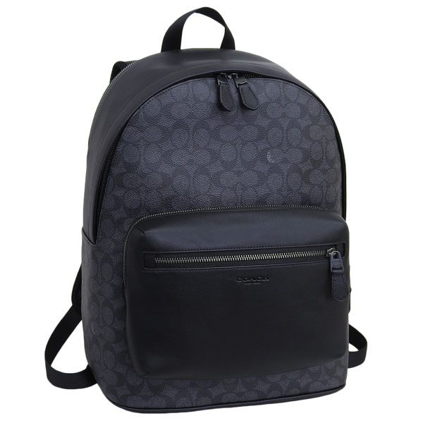 コーチ COACH リュック バッグパック シボ革 オールレザー 黒 COACH - コーチ／COACH リュック バッグ バックパック レディース 女性