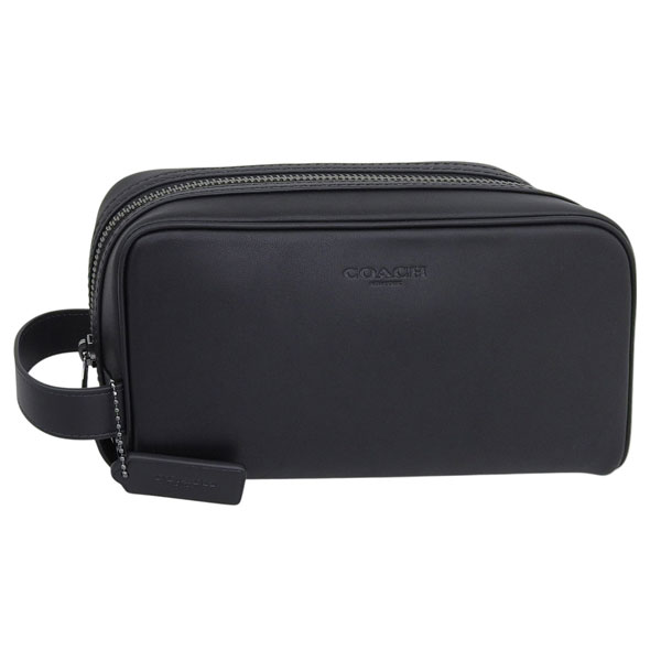 コーチ バッグ メンズ セカンドバッグ アウトレット レザー ブラック SM TR KT SMTH LTH CAT30QBBK COACH