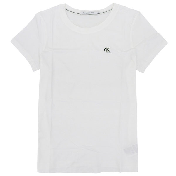 カルバンクライン 衣類 レディース Tシャツ M コットン ホワイト J20J212883WHM CALVIN KLEIN