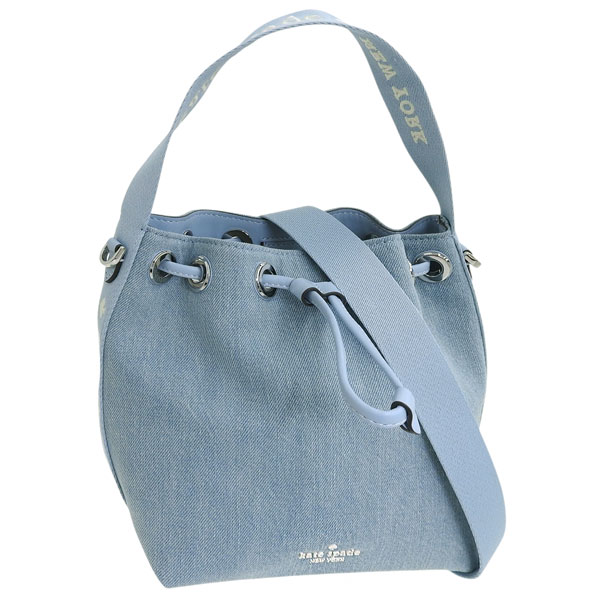 ケイトスペード バッグ レディース 2WAY ショルダーバッグ ハンドバッグ アウトレット デニム ブルー KIP SM BKT KL049-403 KATE SPADE