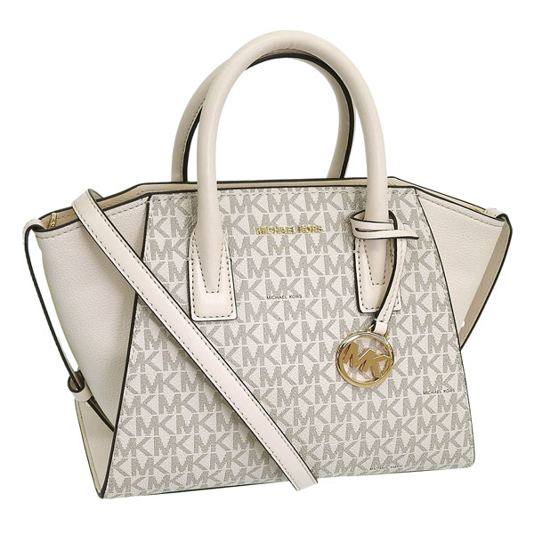 マイケルコース バッグ レディース 2WAY ショルダーバッグ ハンドバッグ アウトレット ホワイト AVRIL SM TZ SATCHEL 35F4G4VS1B-LTCRMU MICHAEL KORS