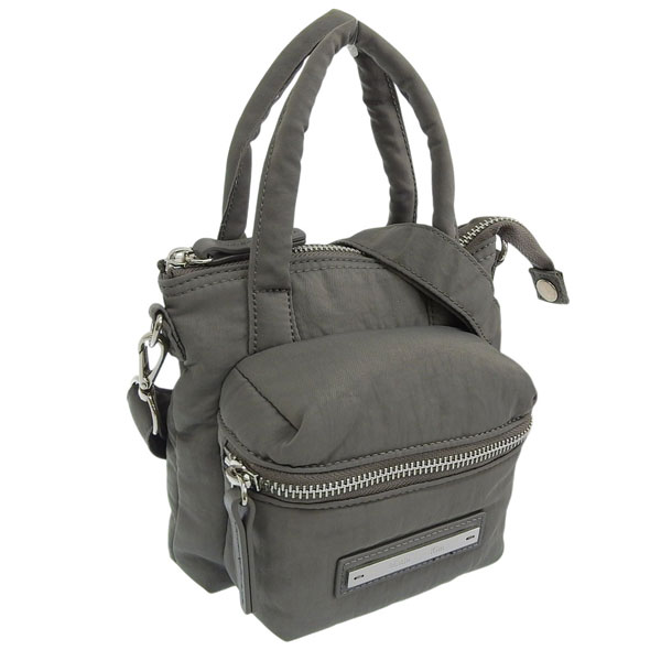マーティンキム バッグ レディース 2WAY ショルダーバッグ ナイロン チャコール PADDED CARGO TWO WAY BAG MK249OBG041MCH Matin Kim