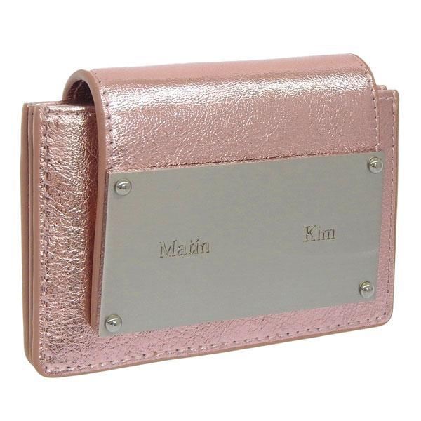 マーティンキム 小物 レディース カードケース レザー ピンク ACCORDION WALLET MK2500WL001VIPK Matin Kim｜リヴェラール店