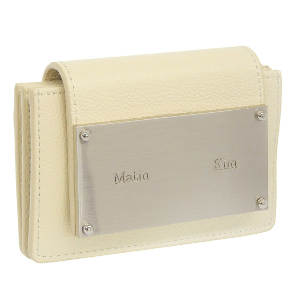 マーティンキム 小物 レディース カードケース レザー ホワイト ACCORDION WALLET MK2500WL001VWH Matin Kim