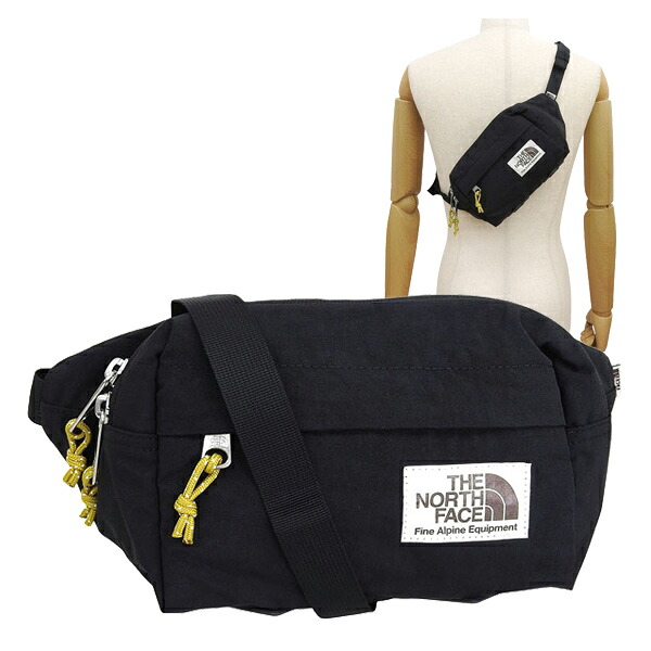 ノースフェイス バッグ メンズ レディース ボディバッグ ブラック BERKELEY LUMBAR NF0A52VU-ASX-BLACK THE NORTH FACE