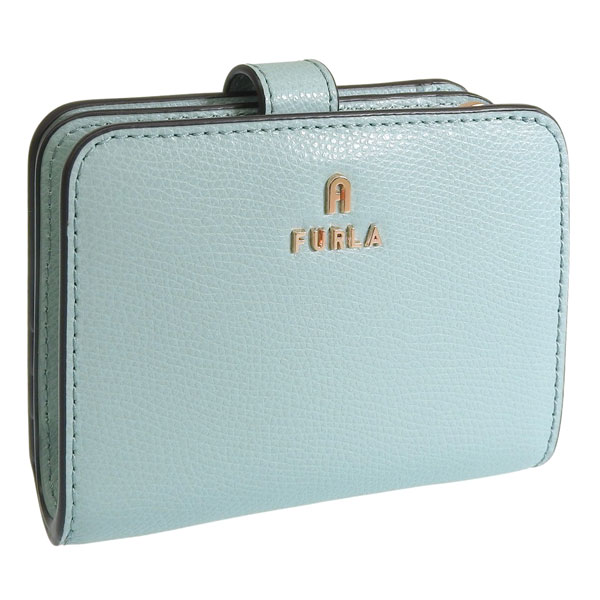 フルラ 財布 レディース 二つ折り財布 アウトレット レザー ブルー FURLA CAMELIA S COMPACT WALLET Z/W BIFOLD WP00315ARE000AQ000 FURLA