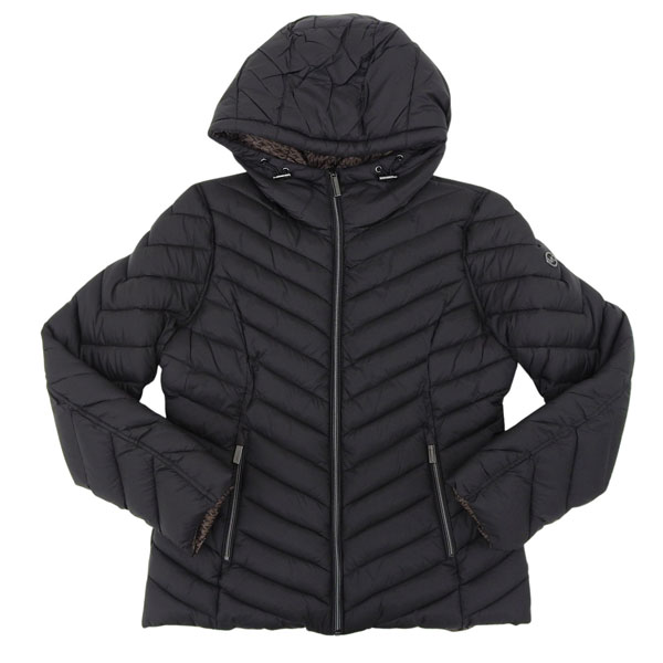 マイケルコース 衣類 レディース パッカブル ジャケット (リバーシブル) XS アウトレット ブラック×ブラウン 77B6810M42-BLBRXS MICHAEL KORS
