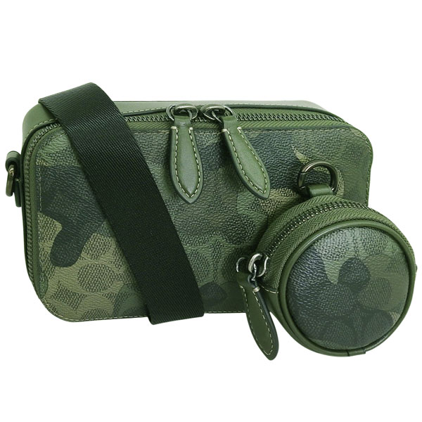 コーチ バッグ メンズ ショルダーバッグ アウトレット グリーン CHRTR SLM CSB SIG CM CAG00XIF COACH 20,294円