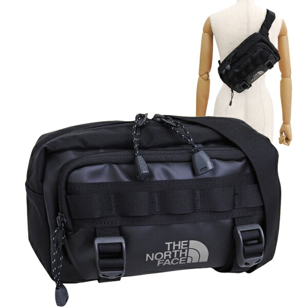 ノースフェイス バッグ レディース ボディバッグ ブラック BASE CAMP LUMBAR NF0A8BK5-BIA-BLACK THE NORTH FACE