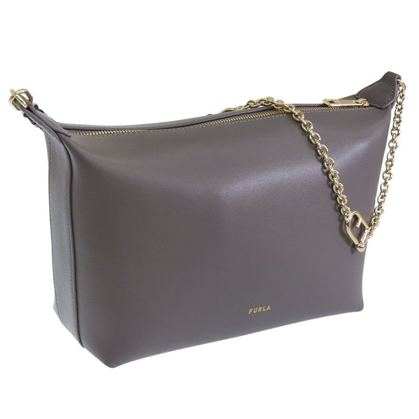 フルラ バッグ レディース 2WAY ショルダーバッグ アウトレット レザー グレー FURLA NUVOLA MINI CROSSBODY HOBO WE00662BX31044283S FURLA
