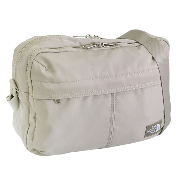 ノースフェイス バッグ メンズ レディース ショルダーバッグ ナイロン グレイッシュ ベージュ TRAVEL CROSS BAG M NN2PR74C-GRB THE NORTH FACE|リヴェラール店