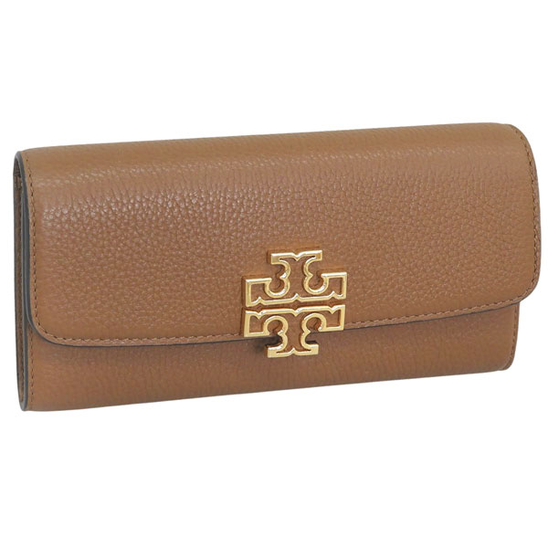 トリーバーチ 財布 レディース 長財布 アウトレット レザー ブラウン BRITTEN ENVELOPE WALLET 159227-909 TORY BURCH 26,850円