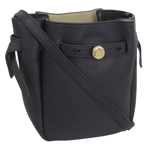 トリーバーチ バッグ レディース ショルダーバッグ アウトレット レザー ブラック ROMY PHONE CROSSBODY 171002-001 TORY BURCH