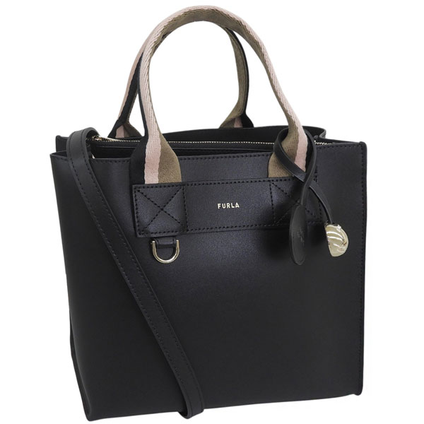フルラ バッグ メンズ レディース 2WAY ショルダーバッグ レザー ブラック FURLA DIVIDE IT S TOTE WB02038BX4467TON00 FURLA|リヴェラール店