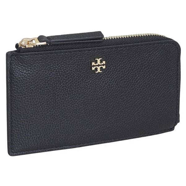 トリーバーチ 財布 レディース カードケース アウトレット レザー ブラック BLAKE ZIP CARD CASE 177026-001 TORY BURCH｜リヴェラール店