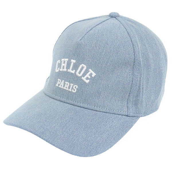クロエ 帽子 レディース キャップ 56 コットン ブルー C20869Z1056 CHLOE｜リヴェラール店
