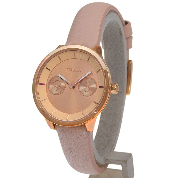 フルラ 小物 レディース ウオッチ SS×なめし革 ベージュ METROPOLIS 31粍 2H RG DIAL R4251102518 FURLA