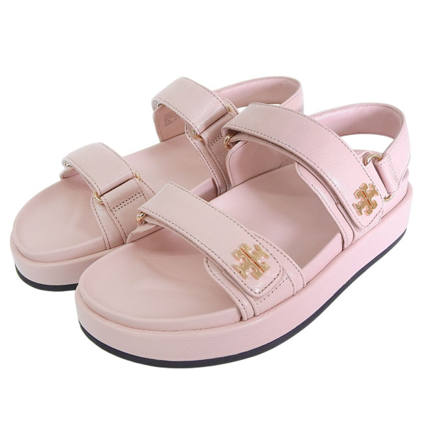 トリーバーチ 靴 レディース サンダル 逃げ口 25珊 なめし革 さくら色 KIRA SPORT SANDAL 144328-65225 TORY BURCH