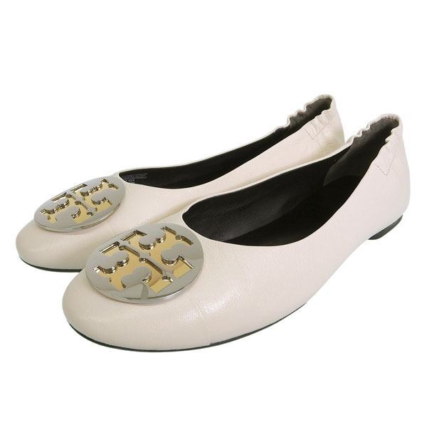 トリーバーチ 靴 レディース パンプス アウトレット 23.5cm レザー ホワイト CLAIRE CAP-TOE BALLET 156309-104235 TORY BURCH｜リヴェラール店 21,158円