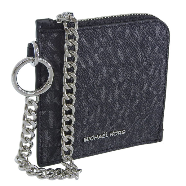 マイケルコース 小物 レディース カードケース アウトレット ブラック JET SET TRAVEL MD ZA WALLET W/CHAIN 35S6STVC6B-BLACK MICHAEL KORS|リヴェラール店