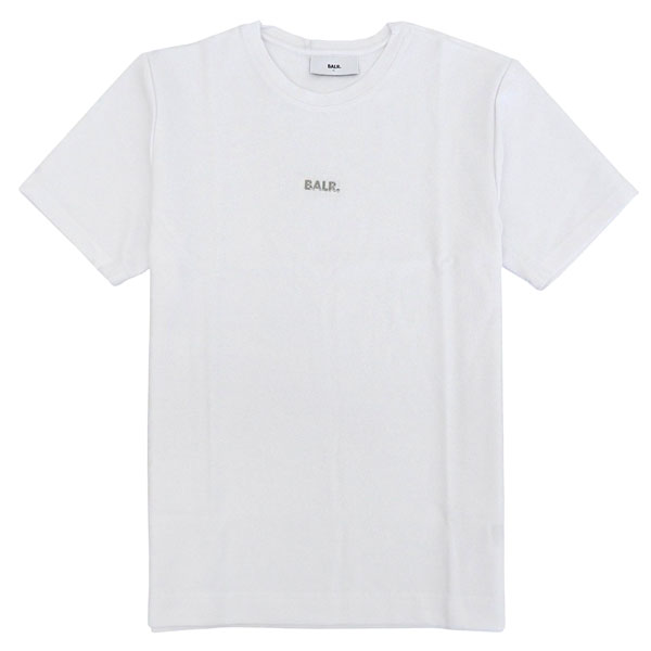 ボーラー 衣類 メンズ Tシャツ L ホワイト Q-Series Regular Fit T-Shirt B11121224BRWHL BALR.|リヴェラール店