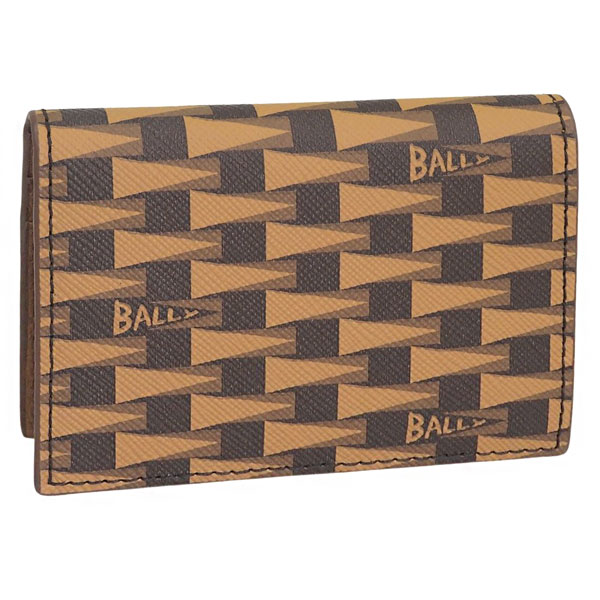 バリー 小物 メンズ レディース カードケース ブラウンマルチ PNT BUSINESS CC MLB02ATP047I8D4O BALLY|リヴェラール店
