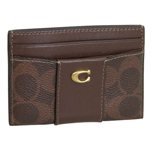 コーチ 小物 レディース カード ケース ブラウン SIG CC ESS CARD CASE CBY80B4MPL COACH｜リヴェラール店 10,626円