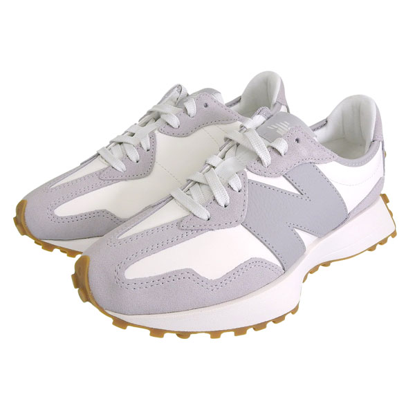 ニューバランス 靴 レディース スニーカー アウトレット 25.5cm レザー ホワイト×グレー 327 R255WS327NKC New Balance|リヴェラール店