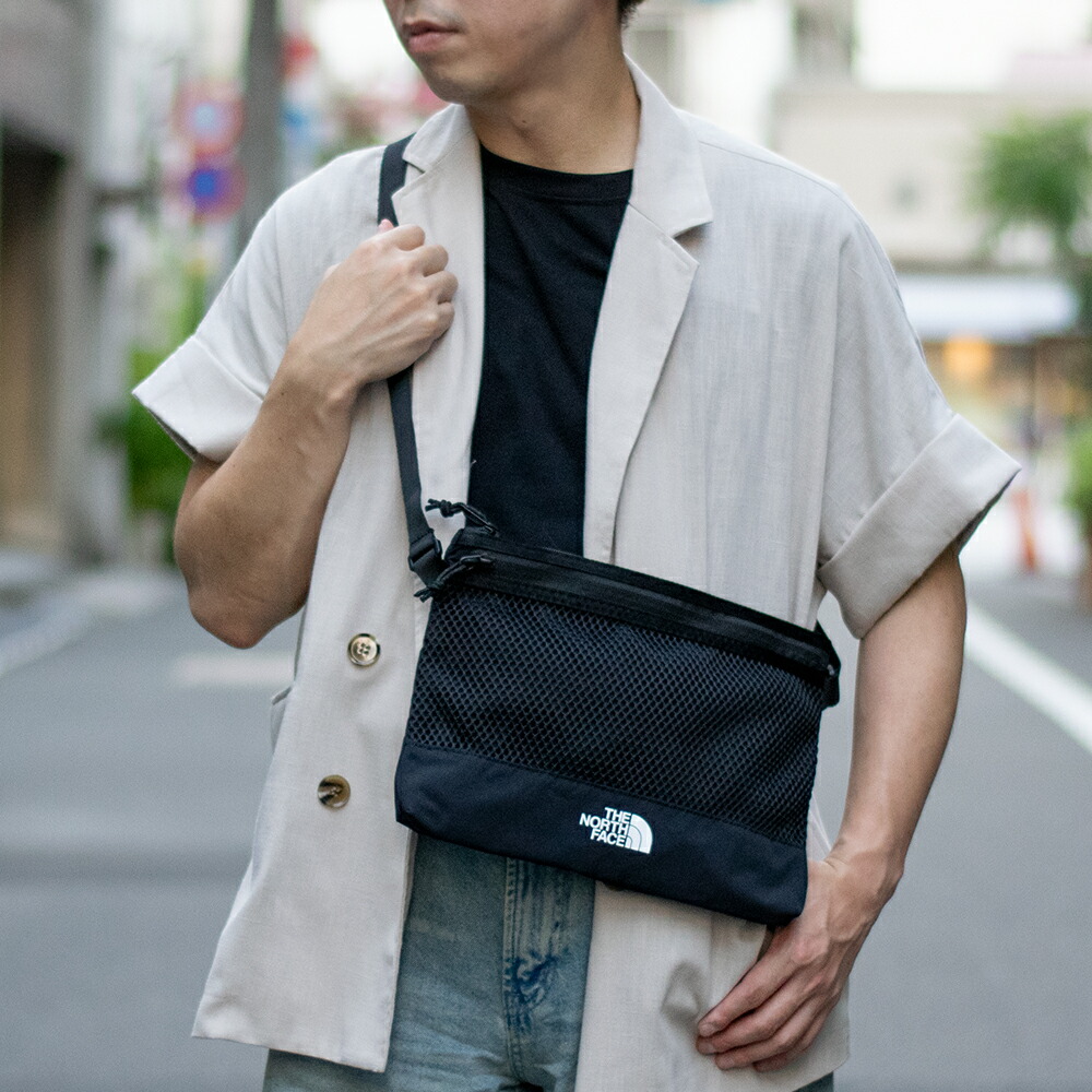 ノースフェイス バッグ メンズ レディース ショルダーバッグ ナイロン ブラック LINDEN MESH CROSS BAG NN2PR15J-BLK THE NORTH FACE 6,336円