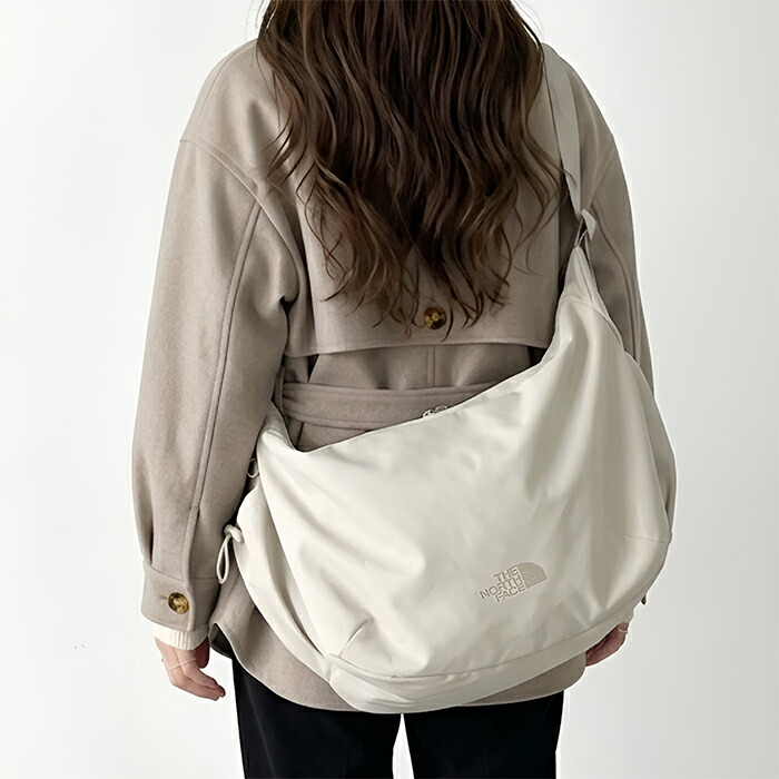 北の方人間の顔 御徒面子 メンズ レディース ショルダーバッグ グレイッシュベージュ URBAN HOBO BAG L NN2PR76B-GRB THE NORTH FACE A4相応う