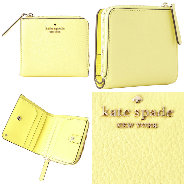 ケイトスペード Kate Spade 二つ折り財布 可愛い アウトレット 二つ折り Jackson Wlru5471 700 サイフ 収納 財布 二つ折り ミニ ミニ財布 カード入れ 収納 多い 札入れ ファスナー レディース かわいい 可愛い オシャレ おしゃれ ブランド レザー 革 リヴェラールkate