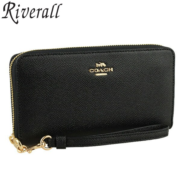 コーチ 財布 COACH ラウンドファスナー長財布 アウトレット品 c3441imblk 30日間返品保証 代引手数料無料 一粒万倍日 スーパーセール