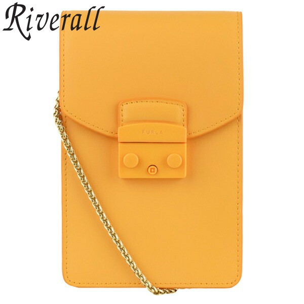 スマホショルダー マイクロバッグ フルラ バッグ FURLA 斜め掛けショルダーバッグ スマートフォンケース チェーン ebr6ep0vnc000bg700 ジラソーレ レザー 金具ゴールド 送料無料 30日間返品保証 ポイント10倍｜リヴェラール店
