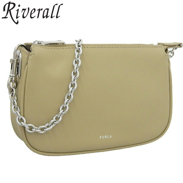 フルラ バッグ FURLA MOON MINI SHOULDER BAG W CHAIN ショルダーバッグ バッグ レザー JUTA ジュタ ベージュ系 レディース we00218ax0733jut00 30日間返品保証