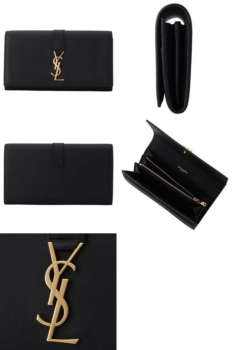 楽天市場 サンローランパリ 財布 Saint Laurent Paris Ysl 二つ折り長財布 レディース ブラック bj50j1000 リヴェラール