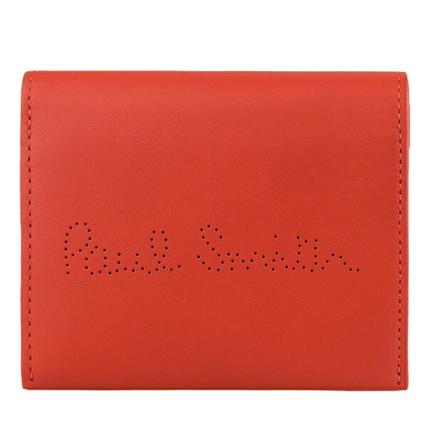 Smith コーラル ポールスミス Paul オシャレ ポール スミス 9日24時迄 オシャレ おしゃれ ポイント10倍 かわいい 二つ折り財布 ポールスミス Paul Smith アウトレット Psmlw0174 コーラル レザー 送料無料 ファッション かわいい 可愛い オシャレ おしゃれ リヴェラール