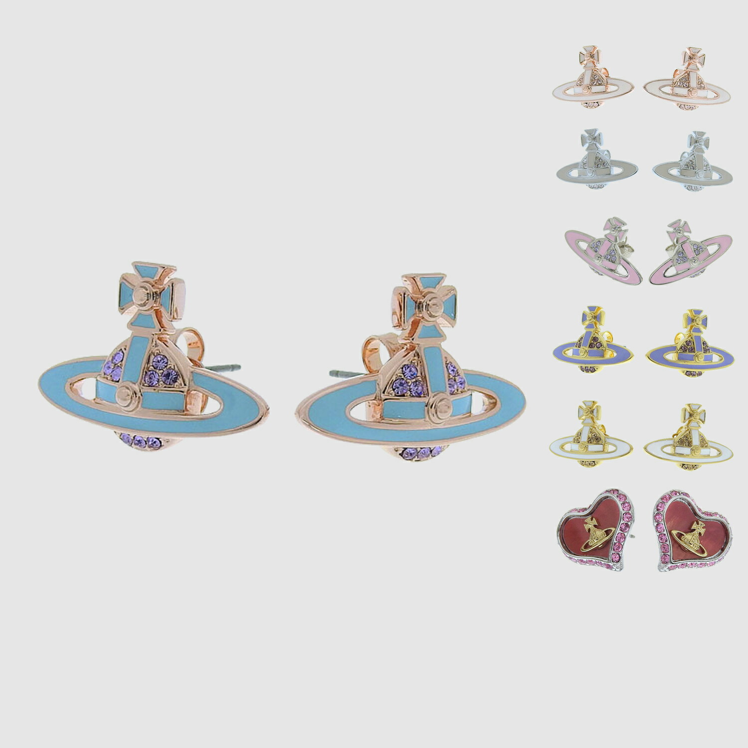 ヴィヴィアンウエストウッド アクセサリー レディース ピアス NEIL MINI BAS RELIEF PENDANT-EARRINGS PETRA EARRINGS 620103240 6201007402P435IM VIVIENNE WESTWOOD