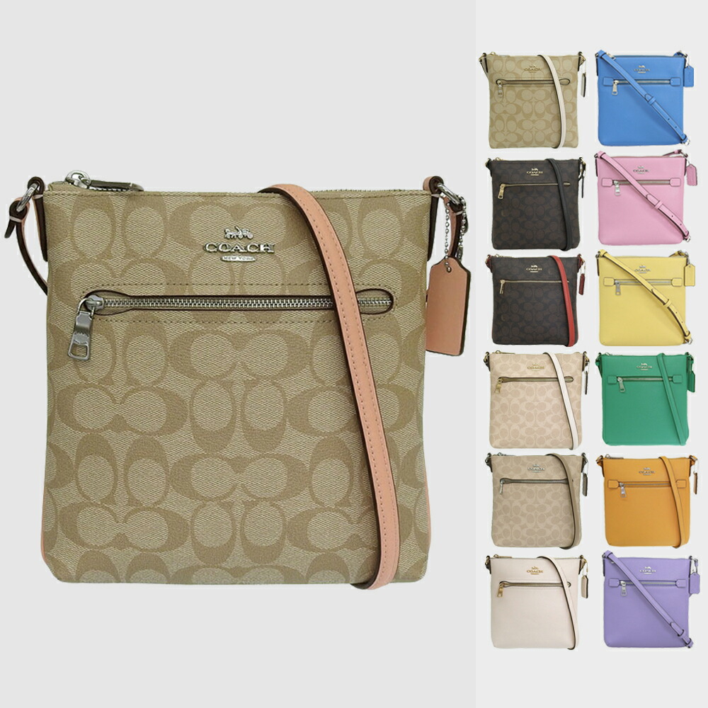 楽天市場】COACH コーチ レザー ショルダーバッグ