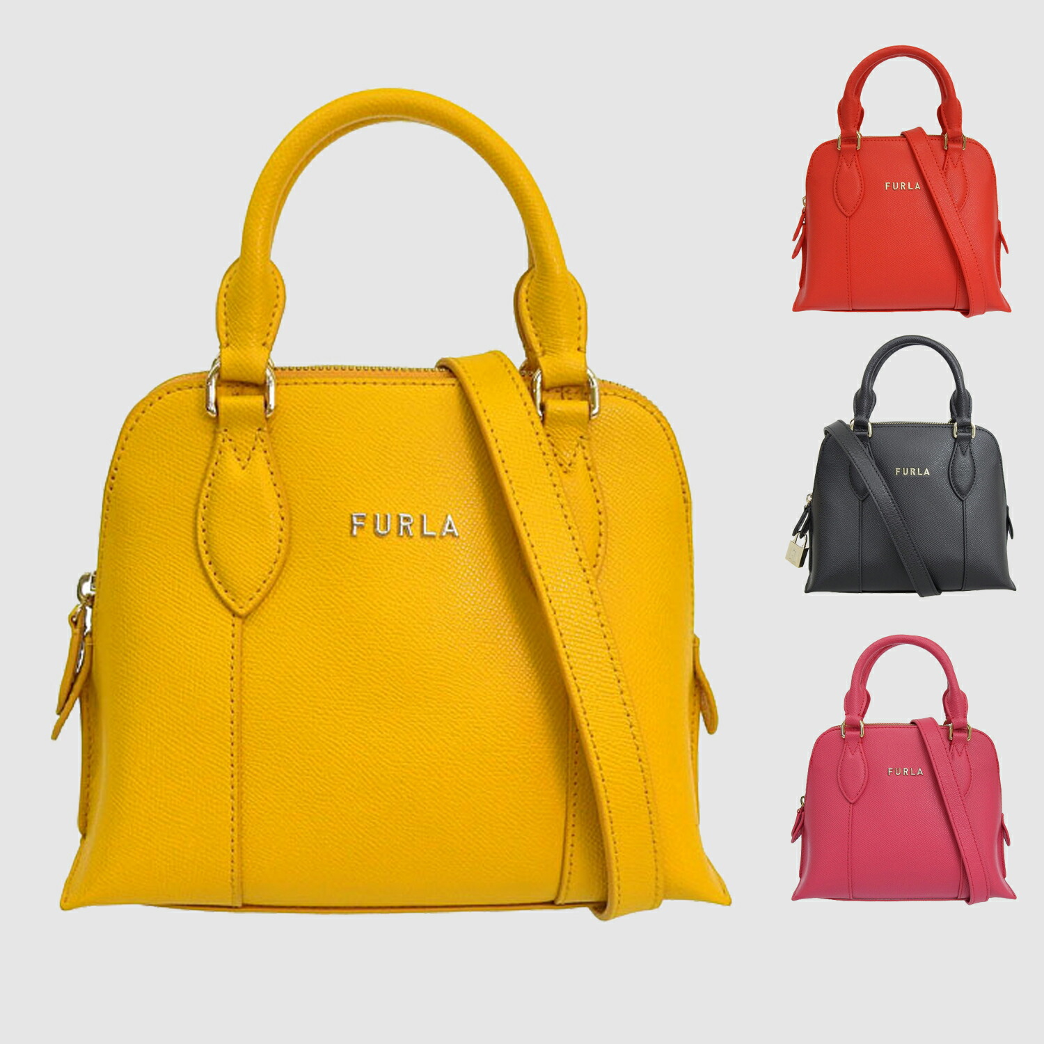 フルラ バッグ レディース 2WAY ショルダーバッグ ハンドバッグ アウトレット レザー VITTORIA MINI DOME BAG WB00539BX0306 FURLA