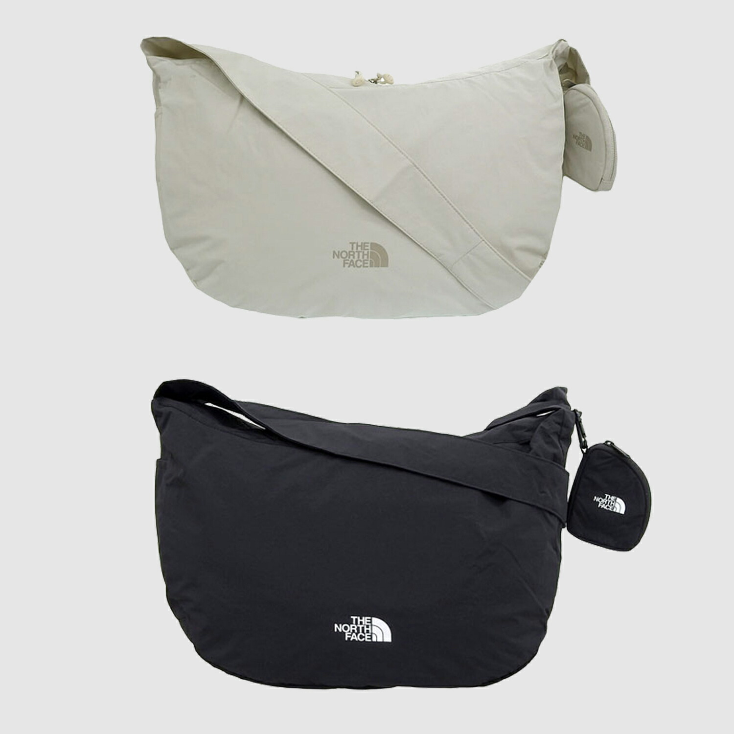 北の方人間の顔 御徒面子 メンズ レディース ショルダーバッグ WL HOBO SHOULDER BAG L NN2PQ57 THE NORTH FACE A4相応う