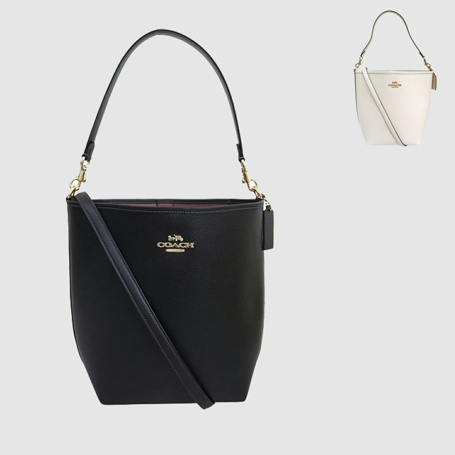 COACH ホワイトのみ ❤️ Coach Swinger 20 B4/Chalk In Glovetanned Leather | eBay