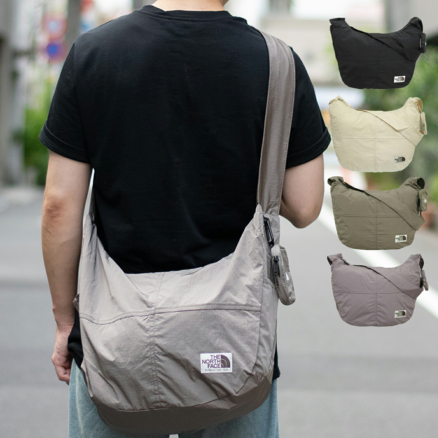 北の方人間の顔 御徒面子 レディース ショルダーバッグ WL HOBO SHOULDER BAG L NN2PR16 THE NORTH FACE A4相応う