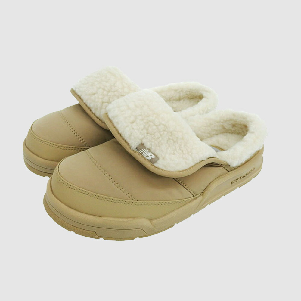 ニューバランス サンダル ボア レディース 冬用 ベージュ NBRJDF732A BEIGE New Balance
